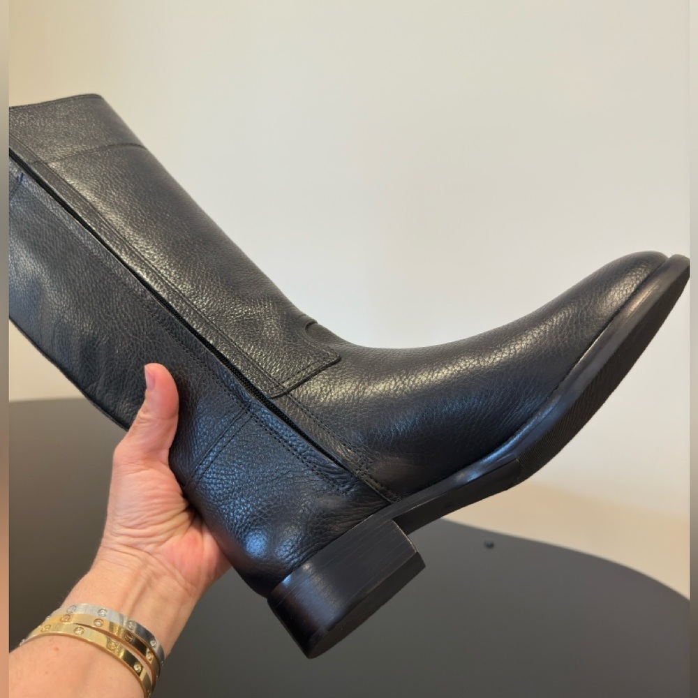NWOT RARE luxury classic minimalist authentic Tory Burch Junction Riding Boots - Picture 14 of 17